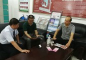 河南省旅游局副局长朱建伟莅临漯河开源调研指导