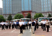 漯河市领导观摩开源景区民国河上街