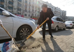 漯河市旅游局开展迎新春城市大清扫活动