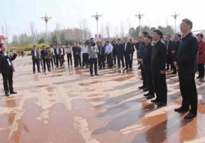 商丘市党政考察团现场观摩沙澧河风景区
