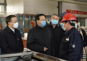 王国生到许昌市检查企业复工复产工作时强调：在做好防控前提下有序推动企业复工复产