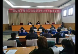 周口市文化广电和旅游局召开2020年周口市冬春火灾防控暨文物安全工作推进会