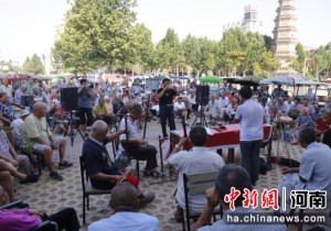 尉氏“古塔坠子角”打造小城独特文化风景