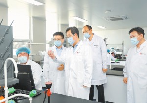 楼阳生到信阳市固始县、商城县调研