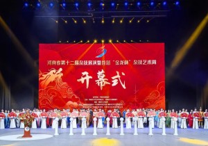 河南省第十二届杂技展演暨首届“金龙杯”杂技艺术周在濮隆重开幕