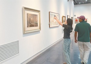 “江河纵横——1980年代中部水彩艺术变革与融合研究展”在省美术馆展出
